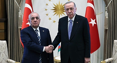 Cumhurbaşkanı Erdoğan, Azerbaycan Başbakanı Asadov'u kabul etti