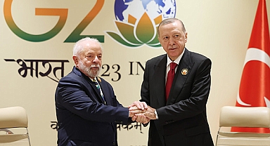 Cumhurbaşkanı Erdoğan, Brezilya Devlet Başkanı Lula da Silva ile görüştü