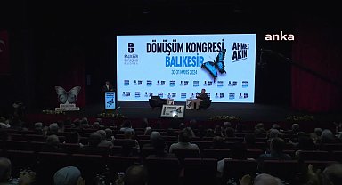 Deprem Bilimci Ercan, Balıkesir Dönüşüm Kongresi’nde konuştu:
