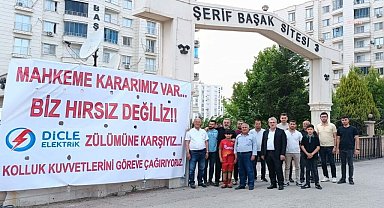 Dicle Elektrik'ten Nusaybin'de yeni döşenen şebekeden kaçak elektrik hattı çeken şahıslar hakkında suç duyurusu