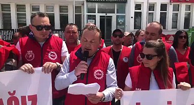 DİSK Genel İş, AKP'li İpsala Belediyesi'nin 58 işçiyi işten çıkarmasını protesto etti: "Arkadaşlarımızın işe dönmesi için mücadeleye hazırız"