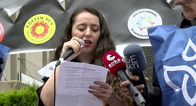 Eğitim Sendikaları İzmir'de bir araya geldi: "Okullarda ölmek istemiyoruz"