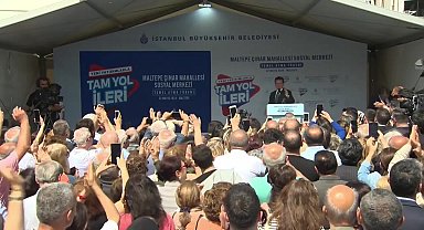 Ekrem İmamoğlu: “Her konuda bir ihtiyacı tamamlayan çok yönlü bir belediyecilik gayretimiz var”