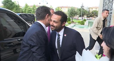 Ekrem İmamoğlu'ndan Sancaktepe Belediye Başkanı Yeğin'e tebrik ziyareti