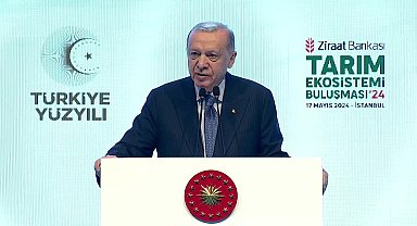 Erdoğan: “Çiftçilere verilecek küçük ekipman kredisi limitini 150 bin liradan 250 bin liraya çıkarıyoruz”