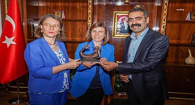 Fransa'nın Ankara Büyükelçisi Dumont, Diyarbakır Büyükşehir Belediyesi Başkanı Küçük'ü ziyaret etti