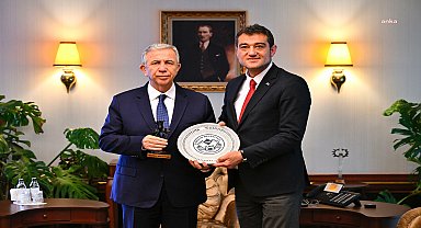 Giresun Belediye Başkanı Köse, Mansur Yavaş’ı ziyaret etti