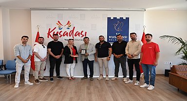 Güzelçamlılılar Derneği'nden Kuşadası Belediye Başkanı Günel'e ziyaret
