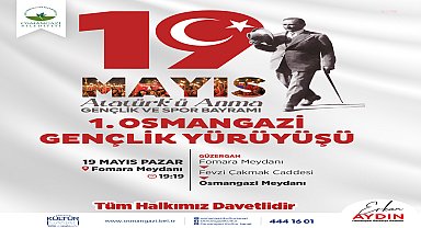 Haluk Levent, Osmangazililerin 19 Mayıs coşkusuna ortak olacak