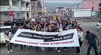 Hataylılar, rezerv alanına karşı eylem yaptı...
