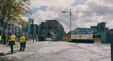 İBB'den Şişli'nin Kanal İstanbul'una beton bariyer