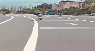 Iğdır'da trafiği tehlikeye düşüren motosikletçilere ceza