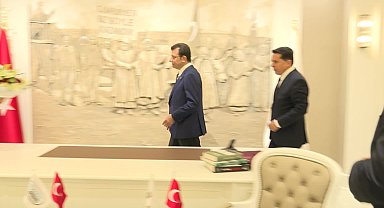 İmamoğlu ve Karabat'tan Esenyurt Belediye Başkanı Prof. Özer'e tebrik ziyareti