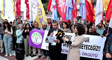İstanbul'da DEM Parti üyelerinden Kobani davasında verilen cezalara tepki: "Kobani davası, sarayın eliyle yazılmış bir senaryodur"