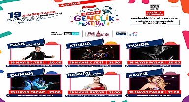 İstanbul'da üç ilçeden ortak "Hep Birlikte 19 Mayıs Gençlik Festivali"