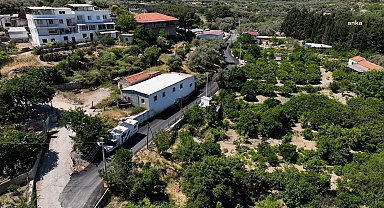 İzmir Büyükşehir Belediyesi üç ilçede 14 km yol asfaltlıyor