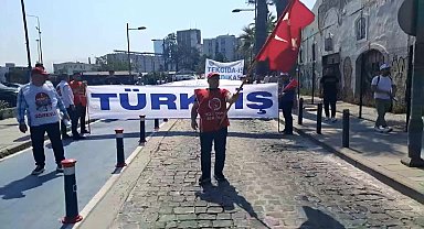 İzmir'de binlerce emekçi Gündoğdu'dan haykırdı: "Her yer Taksim, her yer direniş"