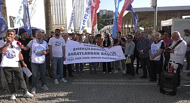 İzmir'de KESK üyesi kamu emekçilerinden 