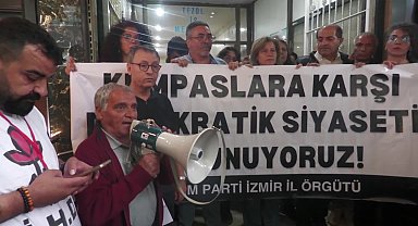 İzmir'de Kobani davasında verilen cezalara DEM Parti üyelerinden tepki