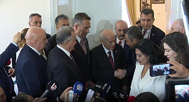 Özgür Özel, Devlet Bahçeli görüşmesi sona erdi
