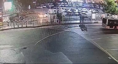 Kadıköy'de cinayet şüphelisinin vurulduğu anların görüntüsü ortaya çıktı