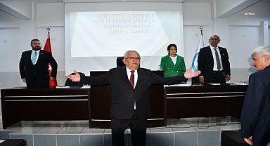 Karadeniz Ereğli'de toplu taşımaya yönelik yeni çalışma sistemi meclise sunuldu