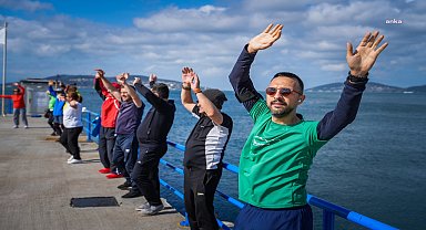 Kartallı vatandaşlar sabah sporunda buluşuyor