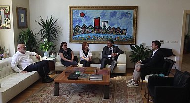 Konsoloslardan Bodrum Belediye Başkanı Mandalinci'ye ziyaret