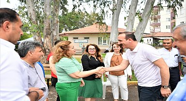 Konyaaltı Belediye Başkanı Kotan, Köy Yaşam Merkezi'nde kursiyerlerle buluştu