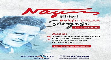 Konyaaltı Belediyesi'nden 'Nazım Hikmet Şiirleri Sergisi'