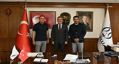 Kuşadası Belediye Başkanı Günel, Nazilli Belediye Başkanı Tetik'i ziyaret etti