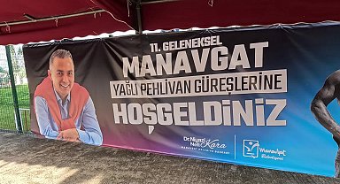 Manavgat Belediyesi 11. Yağlı Pehlivan Güreşleri'nde ilk gün geride kaldı