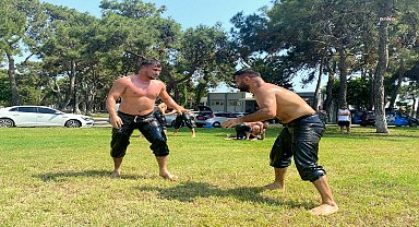 Manavgat Belediyesi Güreş Kulübü sporcuları, hazırlıklarını sürdürüyor