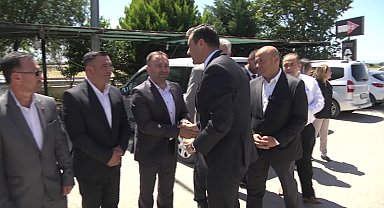 Manisa Büyükşehir Belediye Başkanı Zeyrek’ten Gölmarmara ziyareti