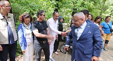 Marmaris Belediye Başkanı Ünlü, engelliler ve aileleriyle bir araya geldi