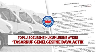 Memur-Sen Tasarruf Genelgesi'ne karşı dava açtı: