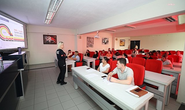 Menderes Belediyesi’nde şüpheli paket eğitimi