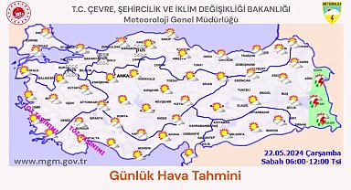 Meteoroloji'den 10 il için yerel sağanak ve gök gürültülü sağanak uyarısı