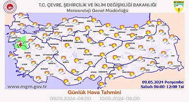 Meteoroloji'den 12 ilde gök gürültülü sağanak yağış uyarısı