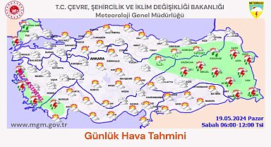 Meteoroloji'den gök gürültülü sağanak yağış ve toz taşınımı uyarısı