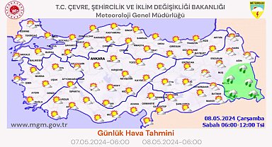 Meteoroloji Genel Müdürlüğü: Hava sıcaklığı 2-4 derece artacak