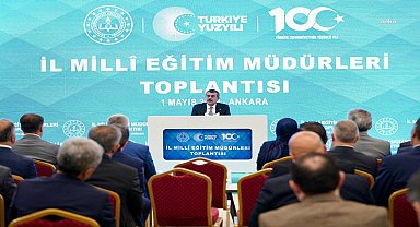 Milli Eğitim Bakanı Tekin, 81 ilin milli eğitim müdürleriyle Ankara'da toplantı yaptı