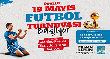 Narlıdere Belediyesi'nden 19 Mayıs'a özel futbol turnuvası