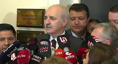 Numan kurtulmuş, yeni anayasa için Saadet - Gelecek Grubunu ziyaret etti... 