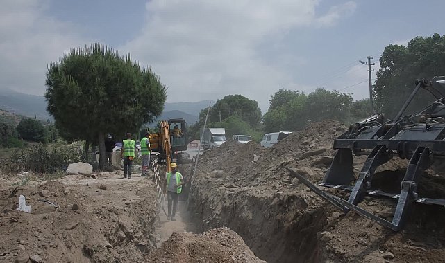 Ödemiş'te tarihi mahalleye modern altyapı