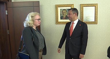 Özgür Özel, İsveç Büyükelçisi Mard’ı kabul etti