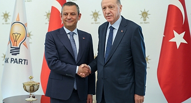 Recep Tayyip Erdoğan ile Özgür Özel görüşmesi başladı