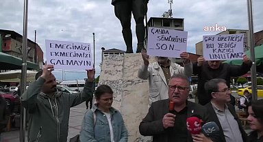 Rize'de üreticilerden yaş çay fiyatına protesto: "Bu fiyatı kabul etmiyoruz, insanca yaşayacak bir fiyat istiyoruz"