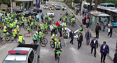 Şanlıurfa'da 11. Geleneksel Yeşilay Bisiklet Turu'nda pedallar 'sağlıklı yaşam' için çevrildi