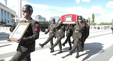 Şehit Ata Göçmen, Ankara'da son yolculuğuna uğurlandı